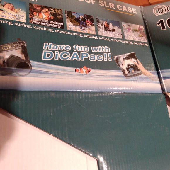 Underwater 20M Waterproof Housing Case Diving Bag DSLR SLR Camera Noir - Picture 6 of 7